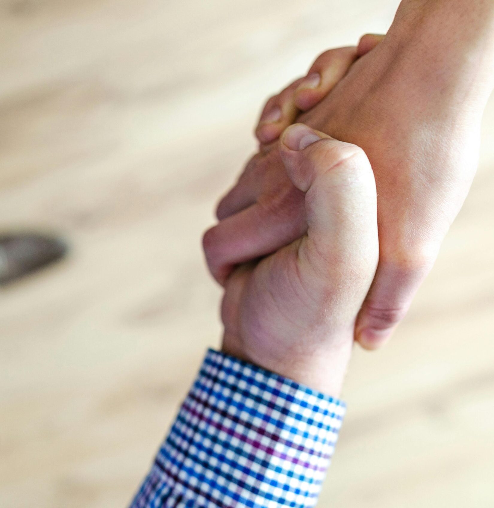 Encuentro de mentoría entre dos personas