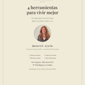4 HERRAMIENTAS PARA VIVIR MEJOR